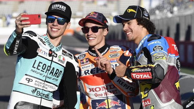Joan Mir sukses jadi juara Moto3 pada 2017.