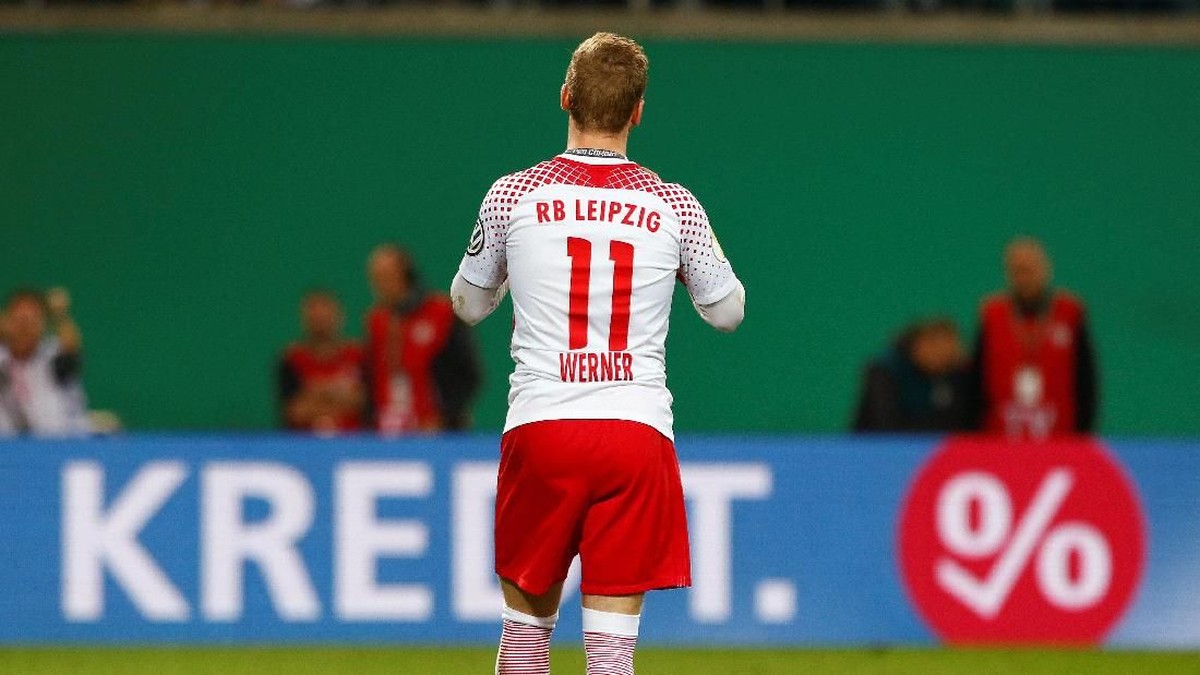 Penyerang RB Leipzig Timo Werner (Michaela Rehle/Reuters)