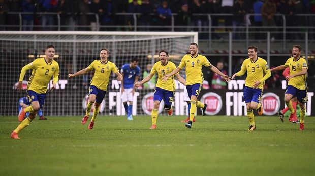 Timnas Swedia punya permainan tim yang bagus.