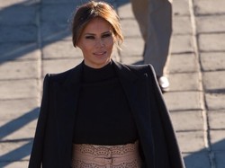 Melania Trump Tampil dengan Ikat Pinggang Rp 19 Juta di China