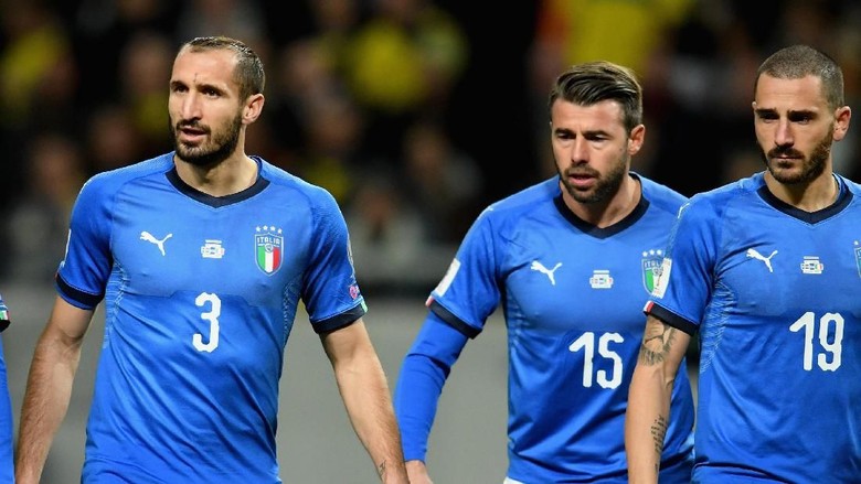 Barzagli, De Rossi, dan Chiellini Pensiun dari Timnas Italia