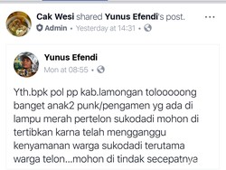 Berawal dari Postingan di Medsos, Anjal Ini Terjaring Razia