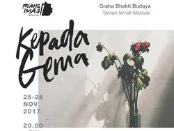 Pentas Teater Kepada Gema Diadaptasi dari Novel Metropop