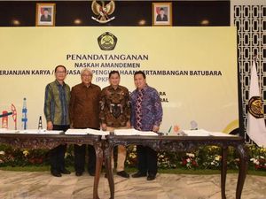 13 Perusahaan Teken Amandemen Kontrak Batu Bara, Ini Daftarnya