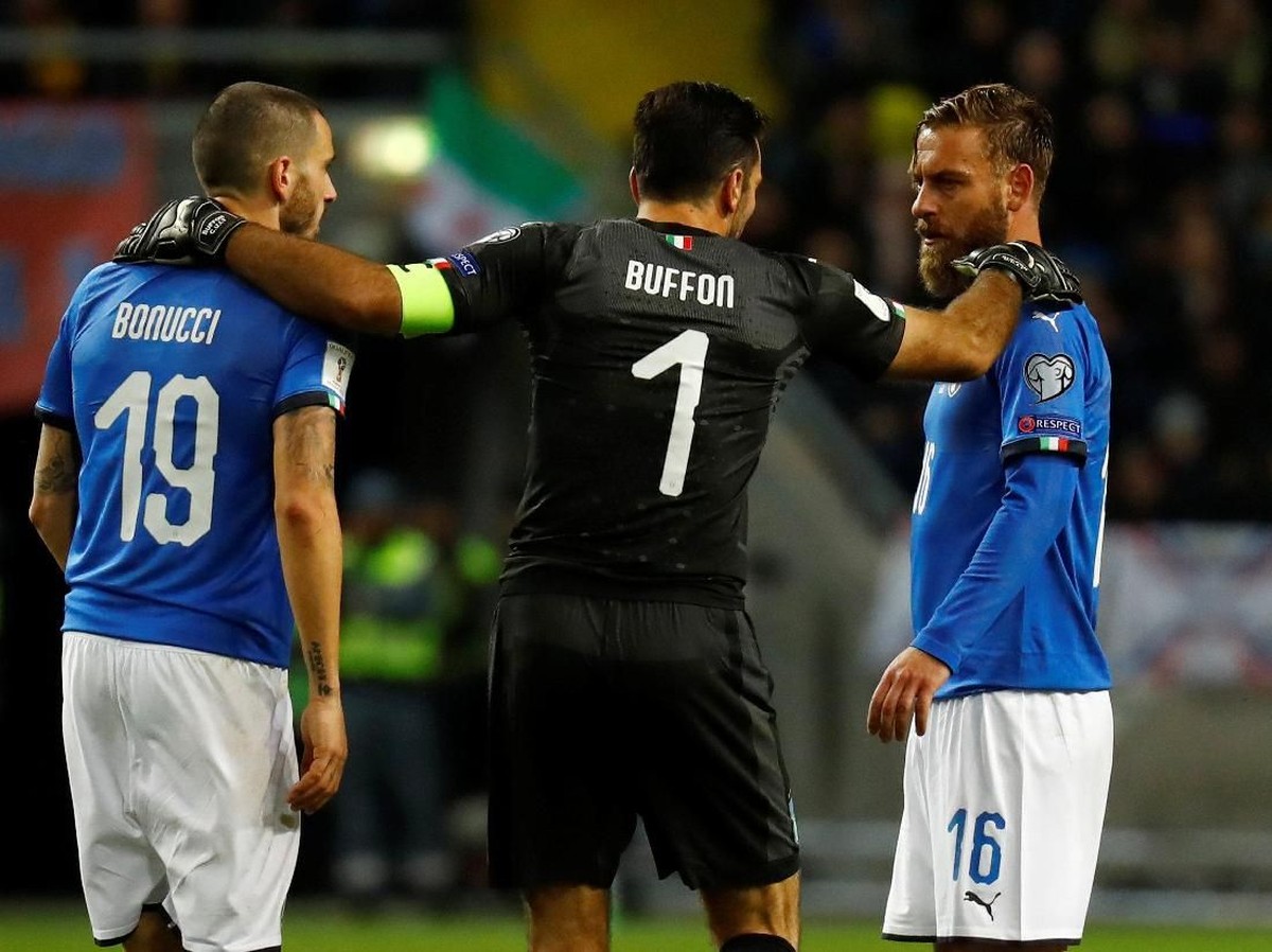 Pemain Italia, Daniele De Rossi (Foto: Kai Pfaffenbach/Reuters)