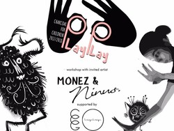 Tiga Grup Seniman Terlibat dalam Charcoal for Children Cush Cush Gallery