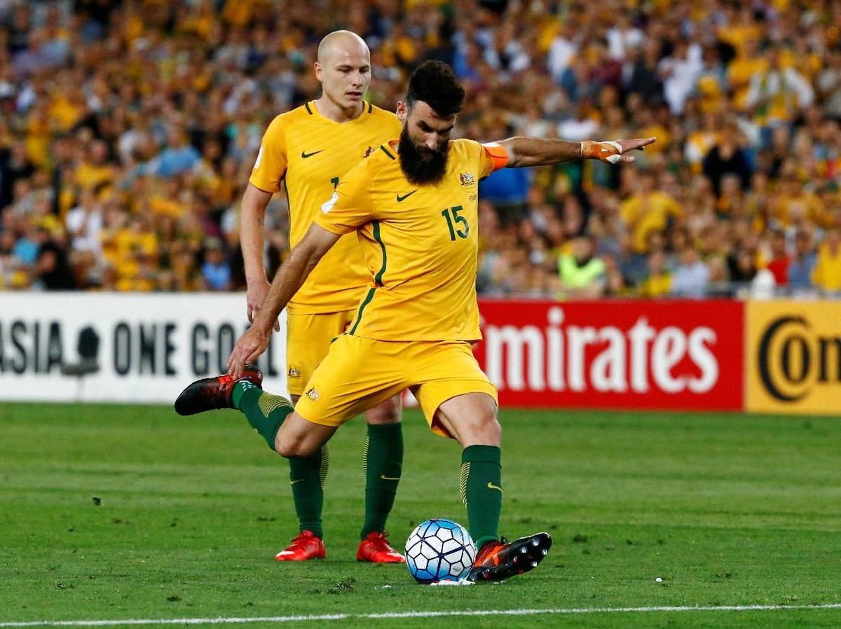 Timnas Australia lolos ke Piala Dunia 2018 usai kalahkan Honduras 3-1 (David Gray/Reuters)