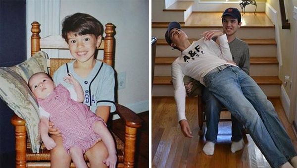 Foto Kreatif Mengulang Masa Kecil Bikin Ngakak