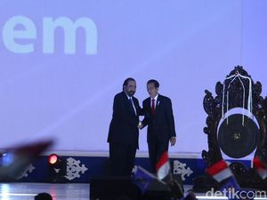 Jokowi Buka Rekernas Partai NasDem