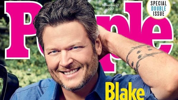 Foto: Gaya Cowboy Blake Shelton, Pria Terseksi 2017