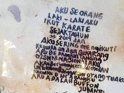 Raih Emas di Belgia, Bocah dari Siak Tulis Cita-citanya di Batu