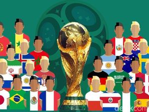 Inilah 32 Negara yang Lolos Piala Dunia 2018