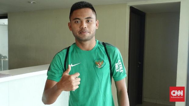 Gelandang Timnas Indonesia, Saddil Ramdani.