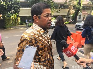 Idrus Marham Ikuti Pertemuan DPD I Golkar di Hotel Mandarin