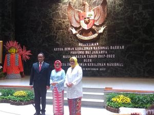 Istri Gubernur Anies Dilantik Jadi Ketua Dewan Kerajinan DKI