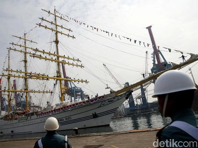 Keren! KRI Bima Suci Tiba di Jakarta