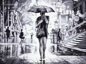 Lukisan Mirip Jepretan Kamera Ini Hasil Coretan Pulpen Lukisan Mirip Jepretan Kamera Ini Hasil Coretan Pulpen