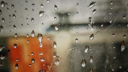 Waiting for the rain to stop