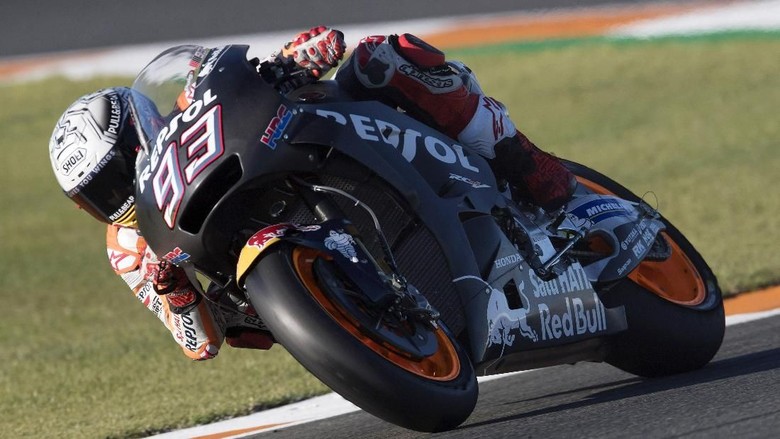 Marc Marquez Tercepat di Hari Kedua Tes MotoGP Valencia