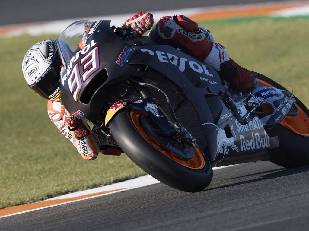 Marc Marquez Tercepat di Hari Kedua Tes MotoGP Valencia Marc Marquez Tercepat di Hari Kedua Tes MotoGP Valencia