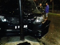 Ini Kondisi Kerusakan Mobil Setya Novanto Versi Polisi