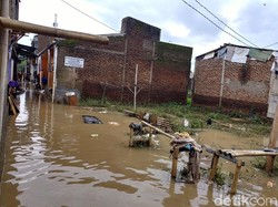 Ratusan Rumah di Mekarjaya Bandung Terendam Banjir