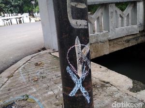 Foto: Kondisi Terkini Tiang Lampu yang Ditabrak Setya Novanto