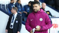 Sergio Aguero berada di posisi 10 dengan kekayaan bersih mencapai 40 juta euro. Jika dirupiahkan saat ini, nilainya sekitar Rp 725 miliar. (Foto: Nigel Roddis/Getty Images)