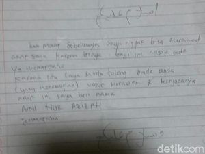 Ini Isi Surat yang Ditemukan Bersama Bayi di Toilet SPBU