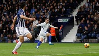 Eden Hazard, gelandang serang (Chelsea). Hazard adalah pilar Chelsea dan hal itu ia pertegas lewat dua gol dalam kemenangan 4-0 atas West Bromwich Albion. (Foto: Peter Nicholls/Reuters)