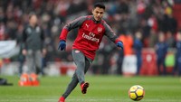 Dalam pertandingan di Emirates Stadium, Sabtu (18/11/2017) malam WIB, Arsenal menurunkan Alexis Sanchez dan Alexandre Lacazette di lini depan. Olivier Giroud absen karena cedera. Foto: David Klein/Reuters