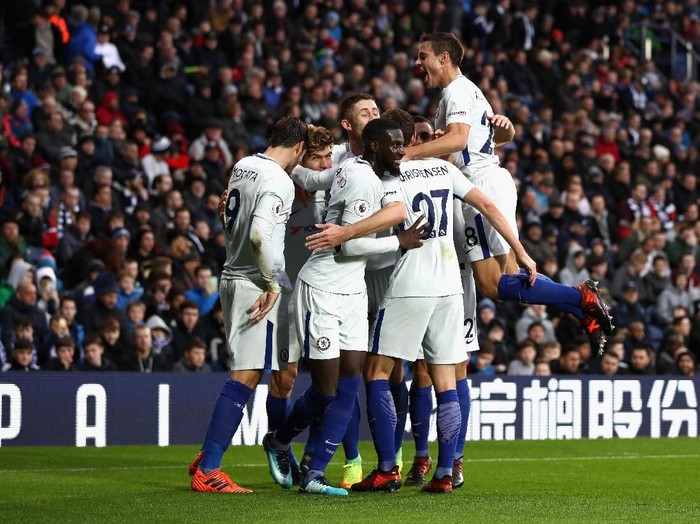 Chelsea Memimpin 3-0 atas West Brom di Babak Pertama