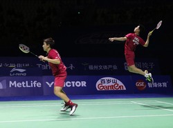 Kemenangan atas Boe/Mogensen di Jepang Tak buat Kevin/Marcus Jemawa