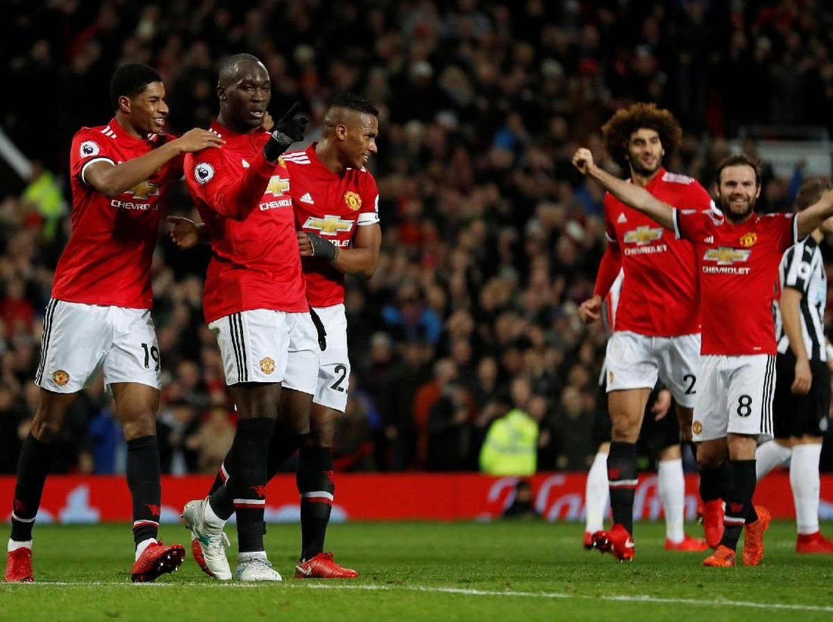 Manchester United di salah satu laga Liga Inggris (Foto: Carl Recine/Action Images via Reuters)