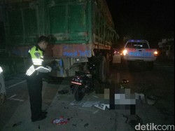Tabrak Truk Tronton Mogok, Polisi di Sukabumi Tewas
