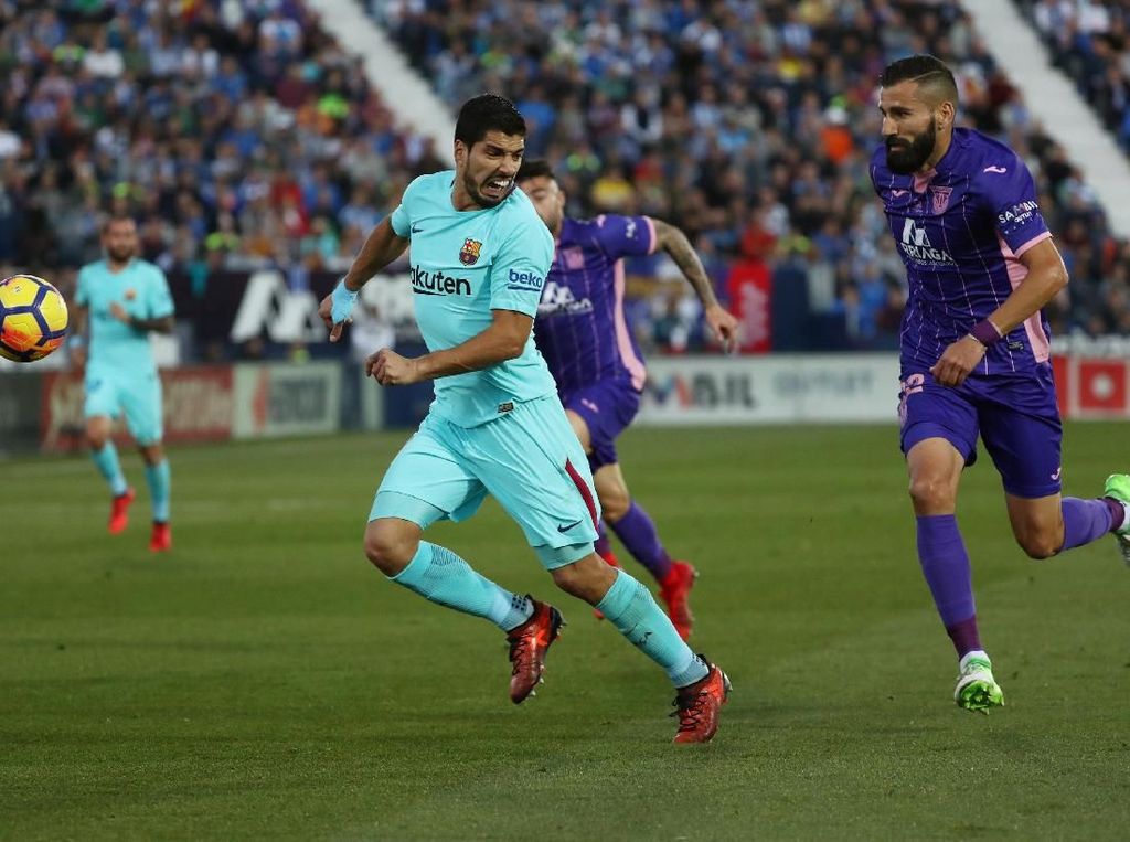 Dua Gol Suarez Bantu Barca Gulung Leganes 3-0 Dua Gol Suarez Bantu Barca Gulung Leganes 3-0
