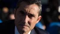 Kemenangan atas Leganes membuat Ernesto Valverde belium terkalahkan di Liga Spanyol musim ini. Barca makin kokoh bertengger di puncak klasemen dengan keunggulan tujuh angka dari Valencia di posisi kedua. (Denis Doyle/Getty Images)