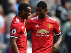 Kenapa Martial dan Rashford Jarang Main Bareng Sejak Menit Awal?