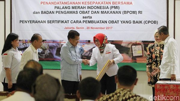 Pastikan Kualitas Transfusi Darah, PMI Gandeng BPOM