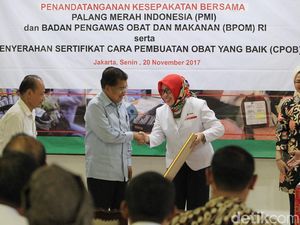 Pastikan Kualitas Transfusi Darah, PMI Gandeng BPOM