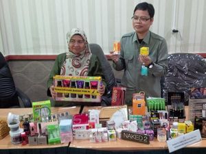 Ribuan Kosmetik Ilegal Diamankan di Pekanbaru