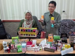 Ribuan Kosmetik Ilegal Diamankan di Pekanbaru