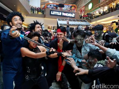 Aksi 5 Cowok Jagoan Melawan Zombie