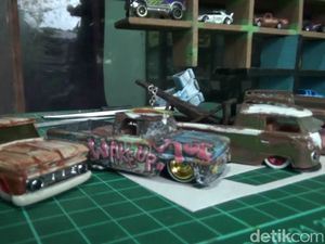 Hobi Modifikasi Mobil Mainan Jadi Ladang Rezeki Pemuda asal Blitar