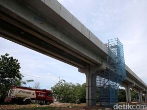 Pemasangan Rel Sudah 50%, LRT Palembang Beroperasi Juni 2018