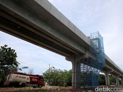 Pemasangan Rel Sudah 50%, LRT Palembang Beroperasi Juni 2018