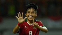 Witan Maulanan jadi salah satu pemain bintang di era kedua kepelatihan Indra Sjafri di Timnas U-19 (Sigid Kurniawan/Antara Foto)