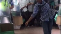 Disorot Dunia, Begini Aksi Pria Penakluk Ular di KRL