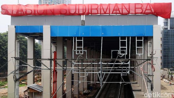 Foto: Pembangunan Stasiun Sudirman Baru Sudah 94%