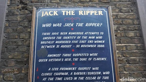 Foto: Menyusuri Lorong Pembunuh Brutal, Jack The Ripper